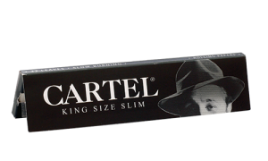 Foite pentru rulat tigarete CARTEL King Size Slim Black 110 mm