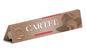 Papeles Cartel King Size Slim 110mm Unbleached Brown