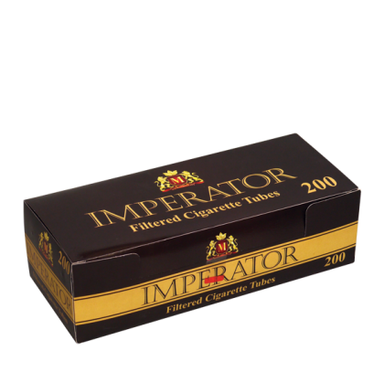 Cigarette Filtered Tubes Imperator 200 Black - 50 boxes