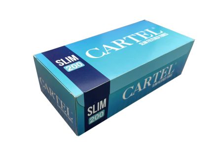 Празни цигари с филтър CARTEL 200 SLIM WHITE