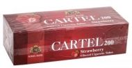 Cigarette Filtered Tubes CARTEL Strawberry 200