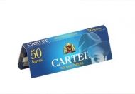 Rolling papers CARTEL Blue 50 pcs. in booklet
