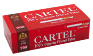 Tubos Cartel 100's RED  - 50 cajas