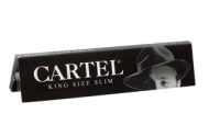 Rolling papers CARTEL King Size Slim Black 110 mm