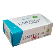 Cigarette filtered tubes CARTEL 100 Capsule Menthol