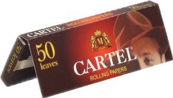Rolling papers CARTEL RED 50 pcs. in booklet