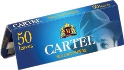 Rolling papers CARTEL Blue 50 pcs. in booklet