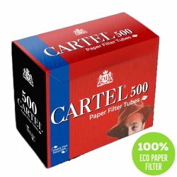 Цигарени гилзи с хартиен филтър Cartel 500