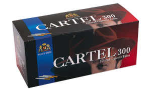 Празни цигари с филтър Cartel 300 - 30 кутии 