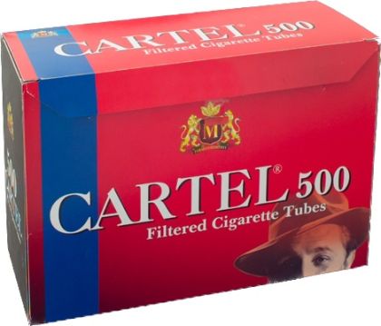 Празни цигари с филтър Cartel 500 - 20 кутии 