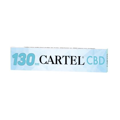 Супер дълги и супер тънки хартийки със CBD изолат + филтри CARTEL 130 мм бели хартийки 