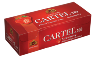 Празни цигари с филтър Cartel 200 Ягода - 50 кутии