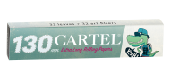 SUPER Long Rolling Papers CARTEL 130 mm papers+ art tips 