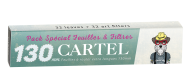 SUPER Long Rolling Papers CARTEL 130 mm papers+ art tips